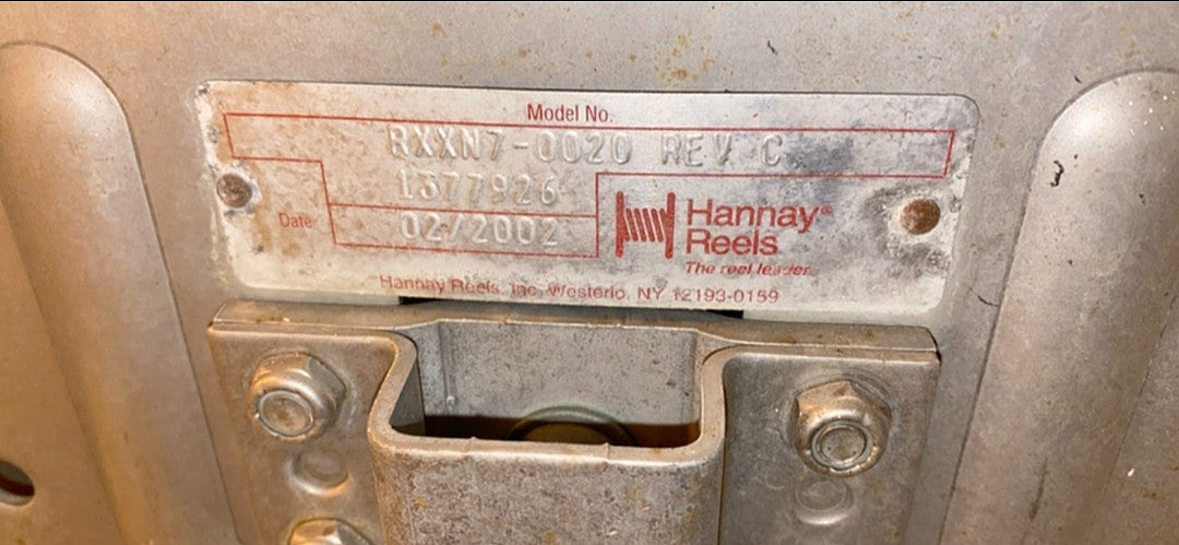 Hannay Reels with Water Hose Attached RXXN7-0020 Floor/Wall Mount(S6LLST3023)