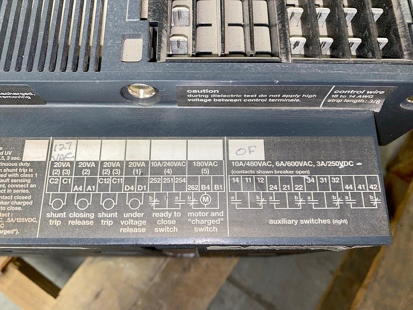 1200A MERLIN GERIN Masterpact MP12 H2 Circuit Breaker(S6LLST1567)