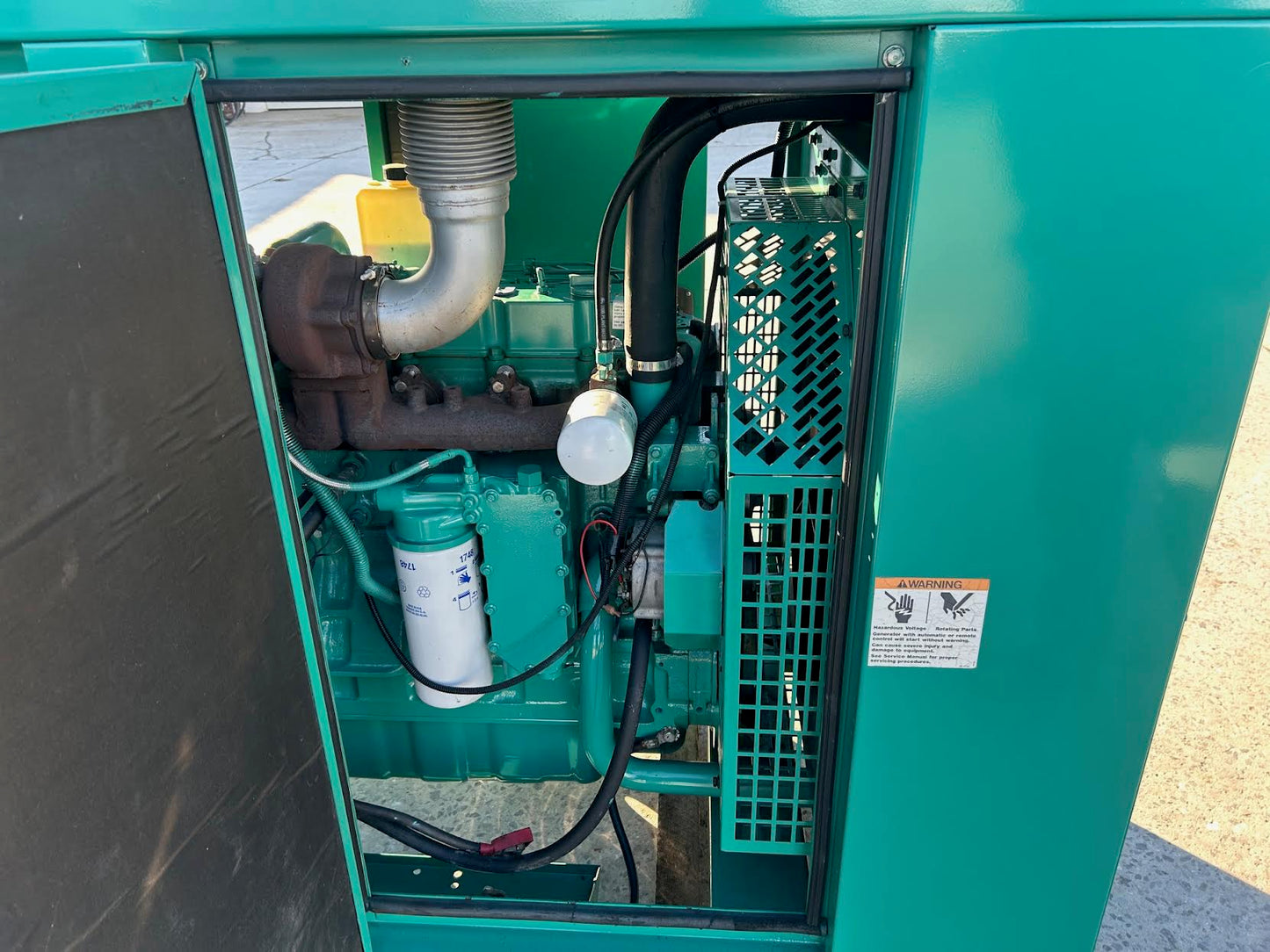 125KW Onan Cummins Diesel DGEA-4958042 12j0/208 3ph 1080hrs Enclosed TESTED