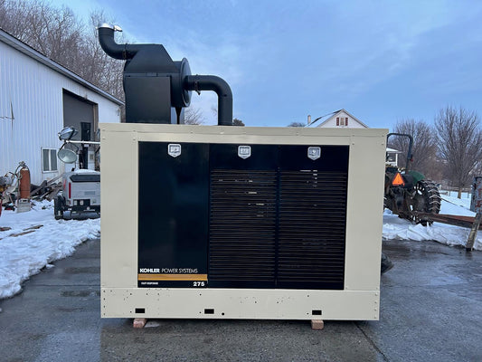 275KW Kohler 275ROZD71 Diesel Generator 277/480 3ph 535hrs Tested