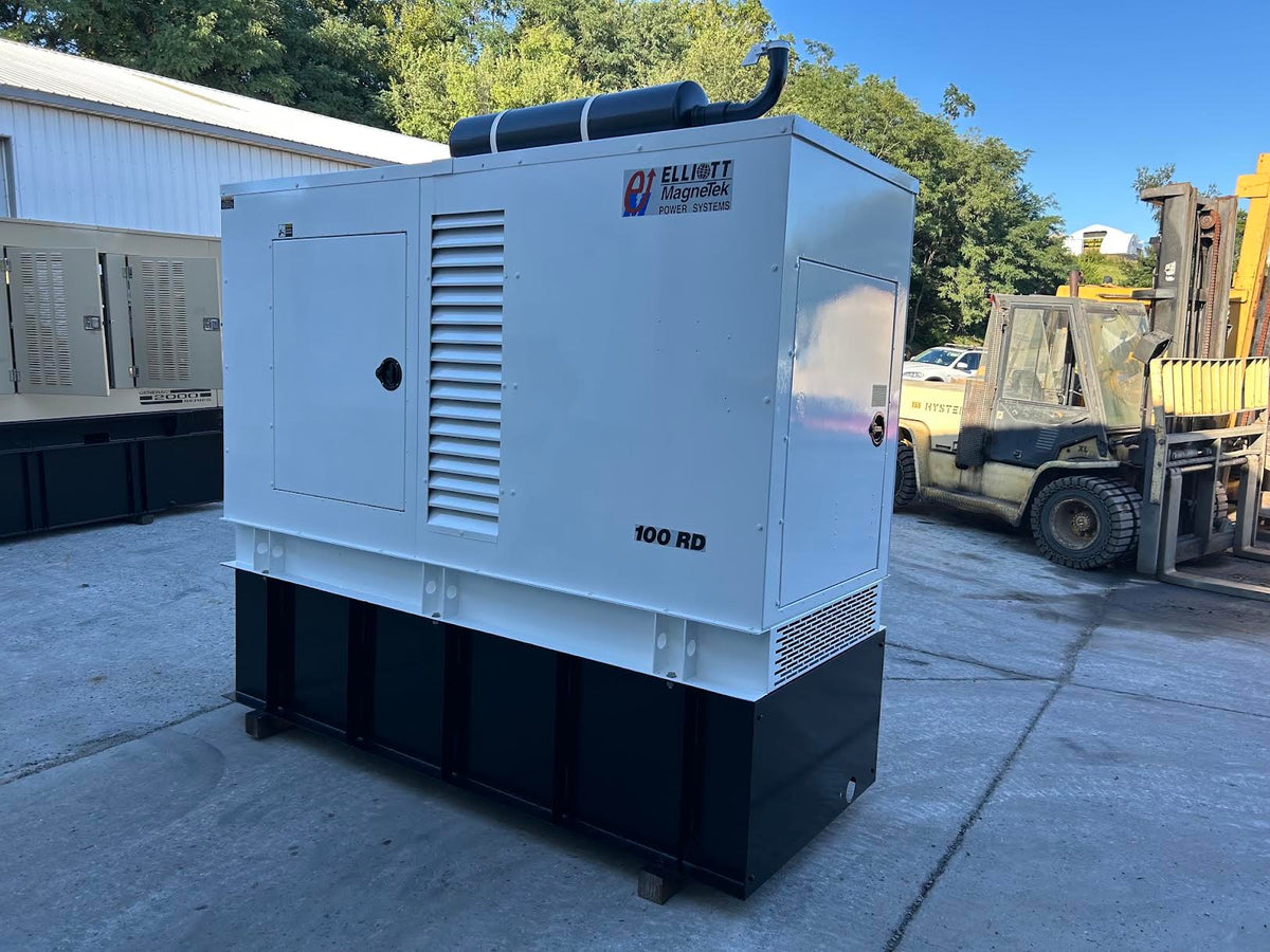 Elliott MagneTek 100 kW Diesel Generator Perkins 1006-6T 208V 480V 240V 560Hr