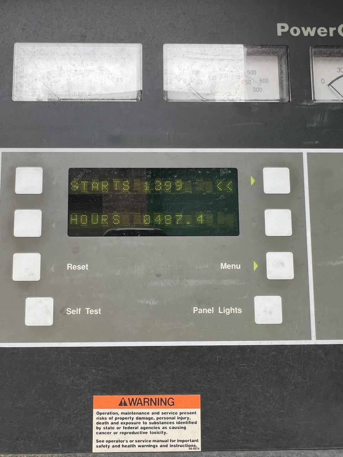 Cummins Onan 350kW Diesel Generator & Tank 350DFCC 438kVA 3ph 487hrs TESTED (SKU: 112935)