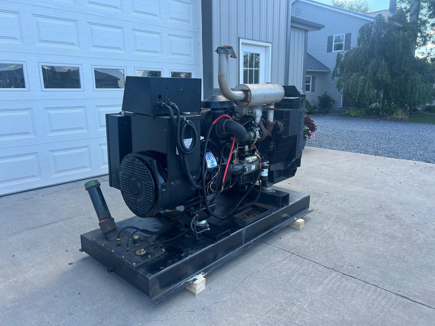 75KW Tradewinds 1004T Perkins Diesel Generator '04 2654hrs Tested