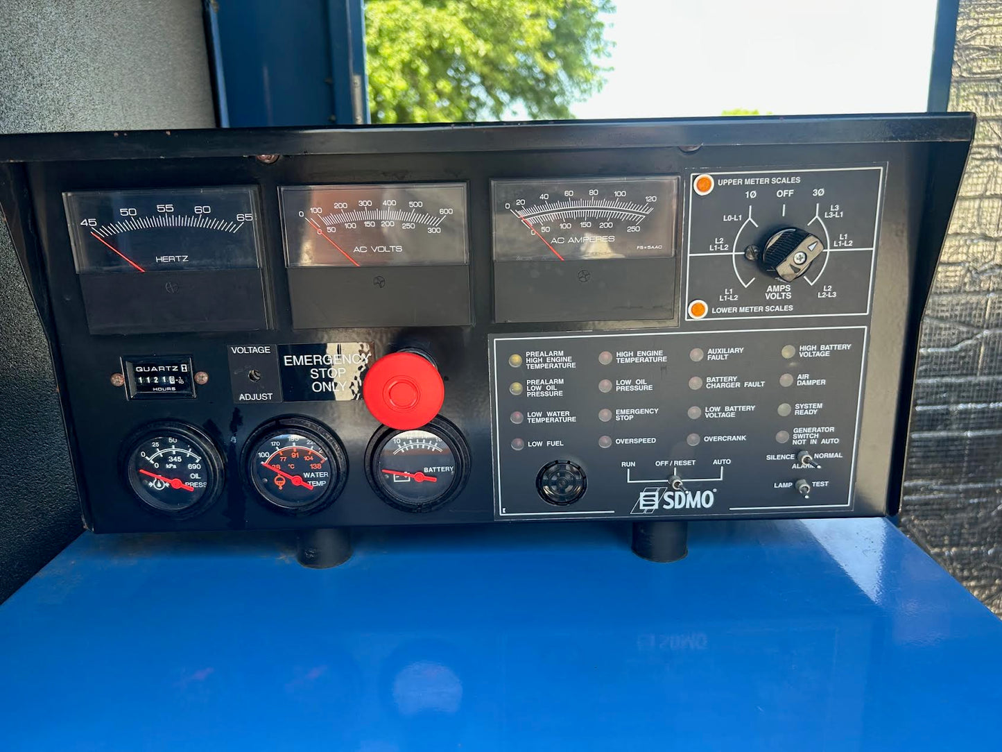 50KW SDMO Nat Gas LP Generator 1&3PH 1121Hrs '07 TESTED