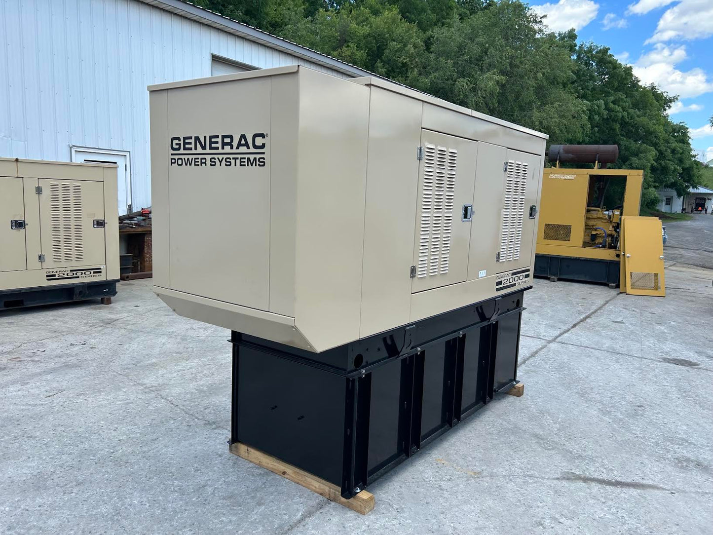 Generac 50kW Diesel Generator 3ph 277/480V Standby SD0050 163hrs Tested