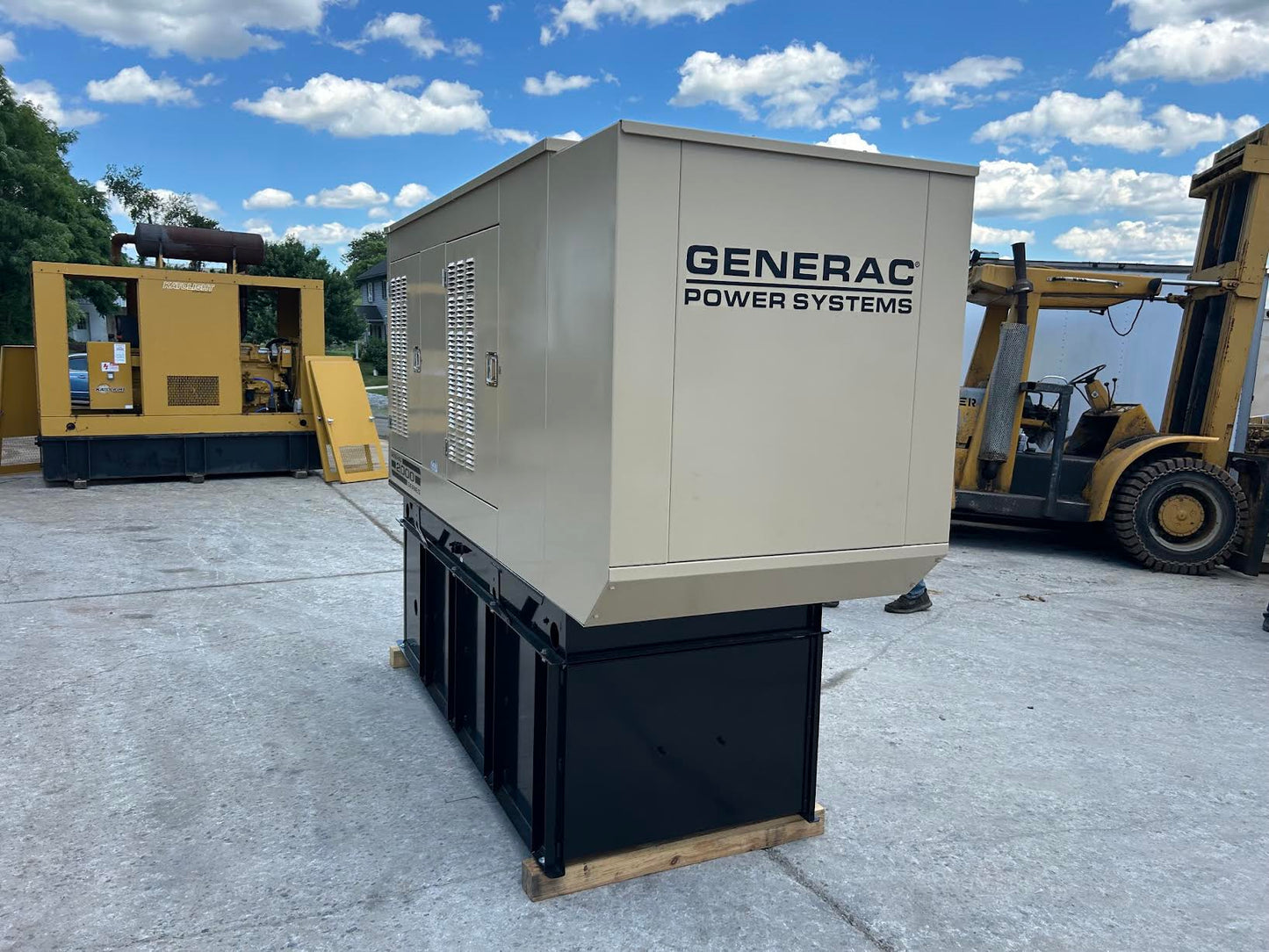 Generac 50kW Diesel Generator 3ph 277/480V Standby SD0050 163hrs Tested