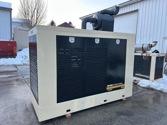 100KW Kohler 100RZ282 Nat Gas LP Generator 1&3PH 575hrs Tested