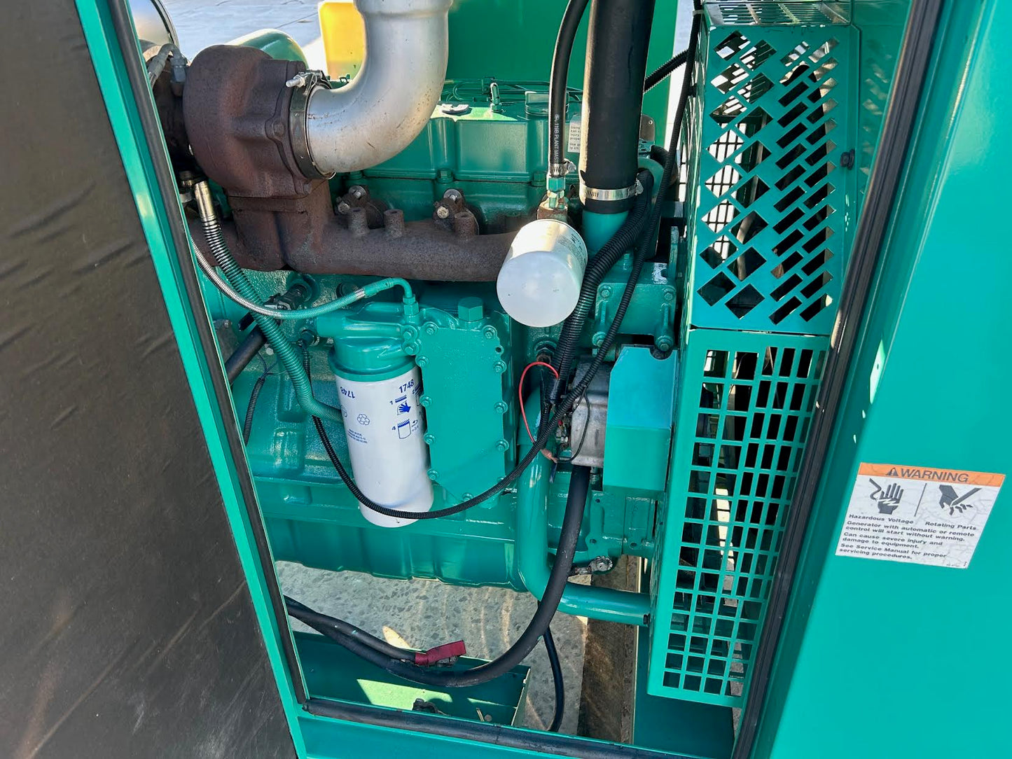 125KW Onan Cummins Diesel DGEA-4958042 12j0/208 3ph 1080hrs Enclosed TESTED