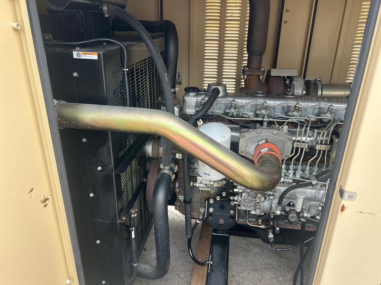 180KW Generac Diesel Generator 277/480v '06 251hrs Tested