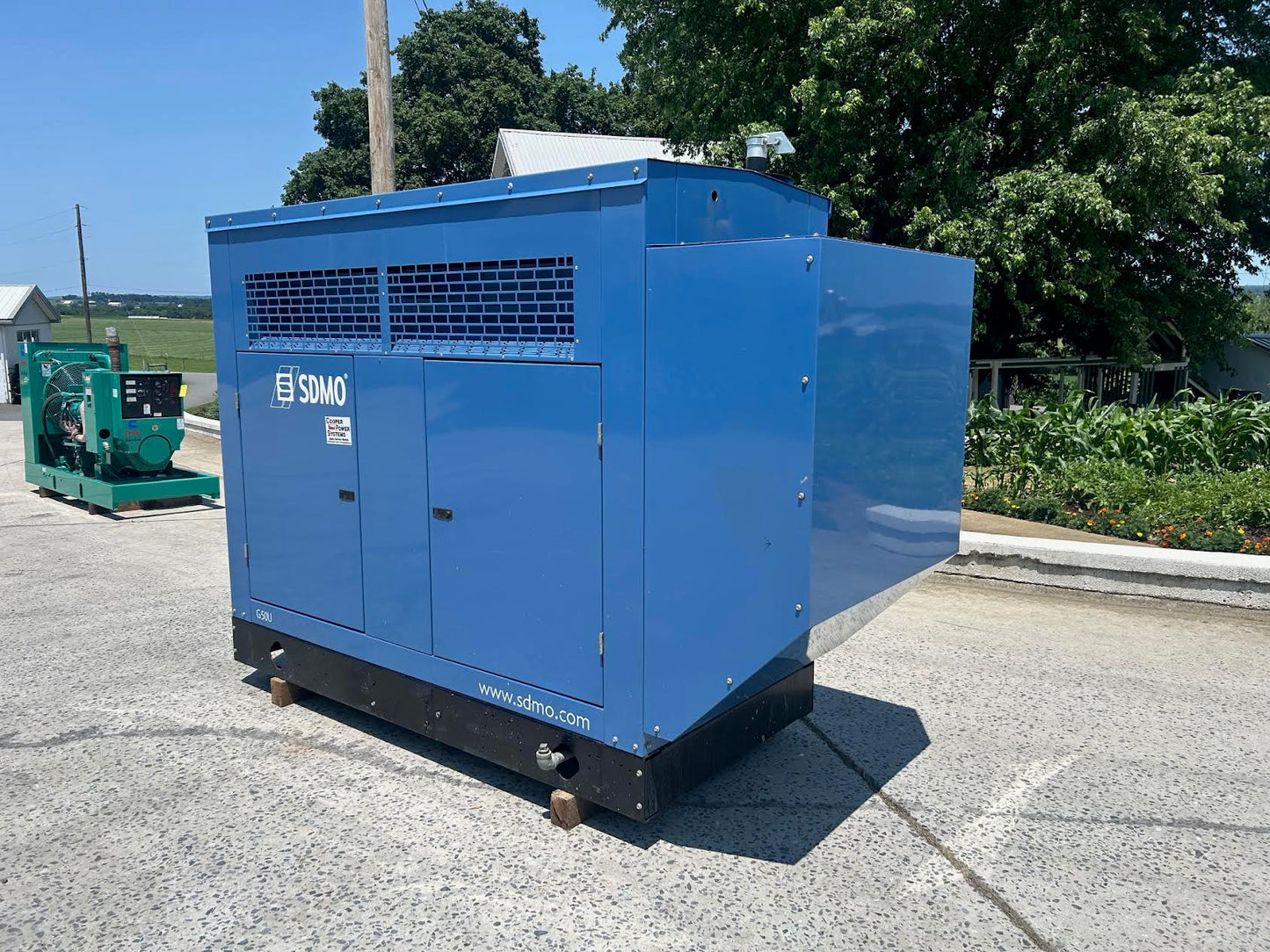 50KW SDMO Nat Gas LP Generator 1&3PH 1121Hrs '07 TESTED