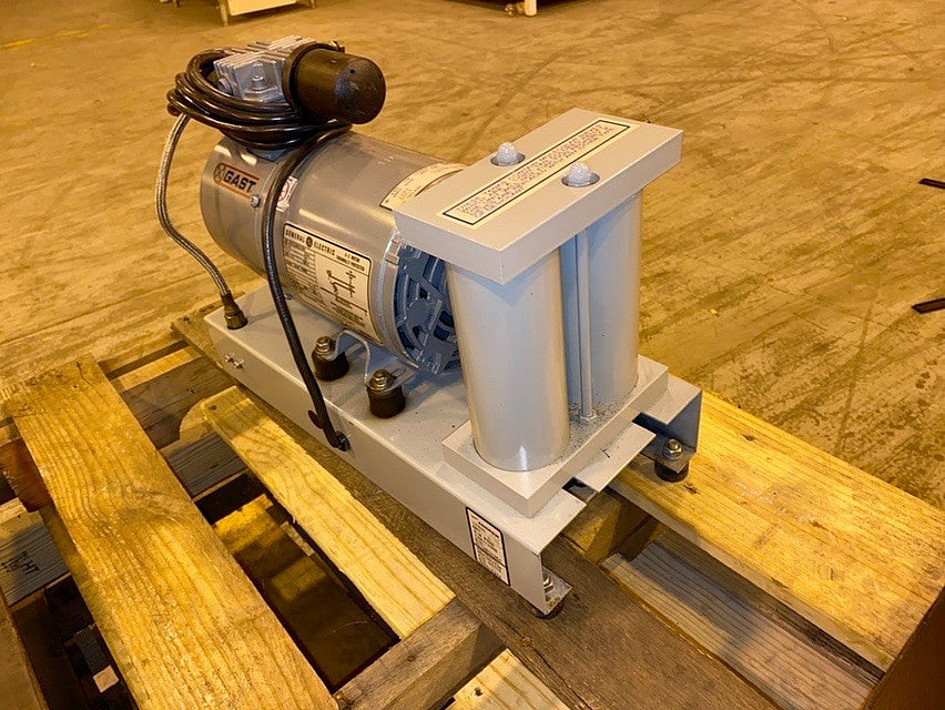 Gast 1Hab-77-M100X Vacuum Pump Andrew Automatic Dehydrator GE Motor(S6LLST0996)