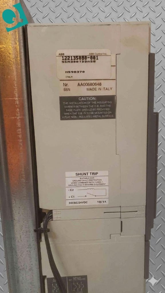 ABB 300A 3 POLE UNIT 600VAC/600VDC CIRCUIT BREAKER SACE S5(SKU: 110466)