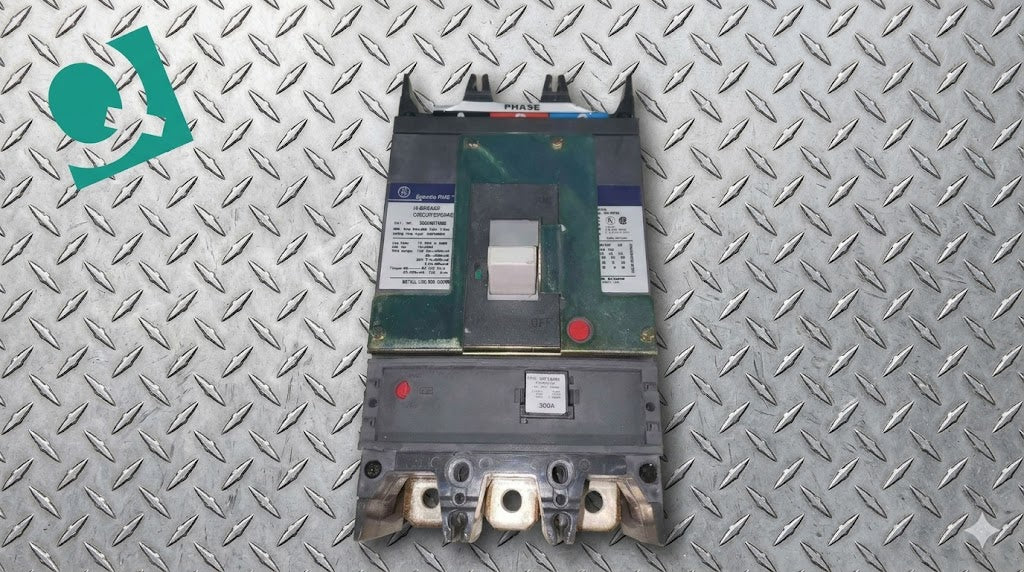 GE Spectra RMS SGHA36AT0400 400A Frame Circuit Breaker 600V w/ SRPG400A 300A Plug (SKU: 113324)