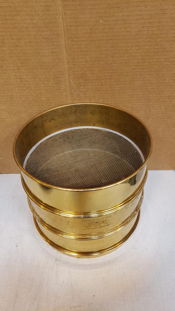Lot of 3 Cole-Parmer Us Standard Test Sieve ASTM E-11 No. 18