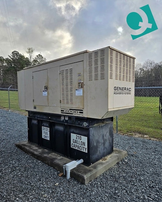 60kW Generac 3542480100 120/240V 250A 1PH Diesel 447 Hrs. TESTED (SKU: 114038)