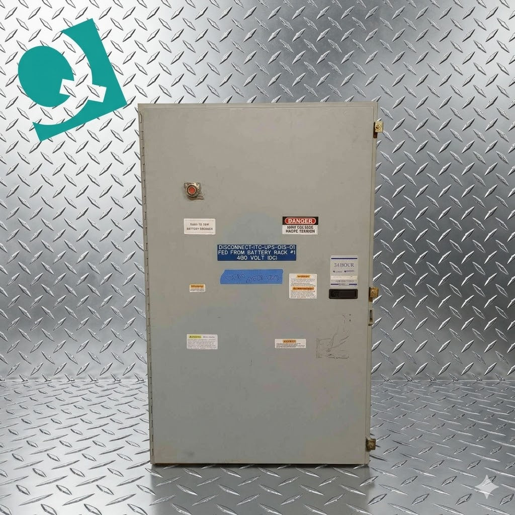 Square D Double Throw Breaker Cabinet MHL36600 600A x2