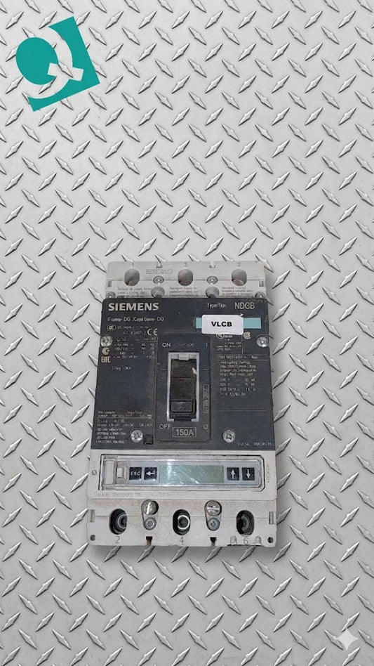 Siemens NDGB 150A 3 Pole Breaker NDK3A150 (SKU: 112319)