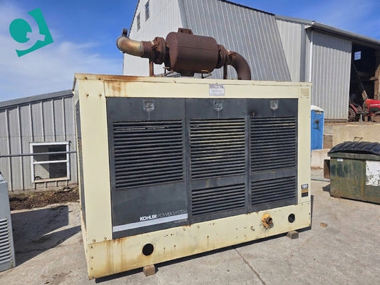 Kohler 150KW Nat Gas Generator Detroit Series 50 Enclosed 2001 203Hrs TESTED