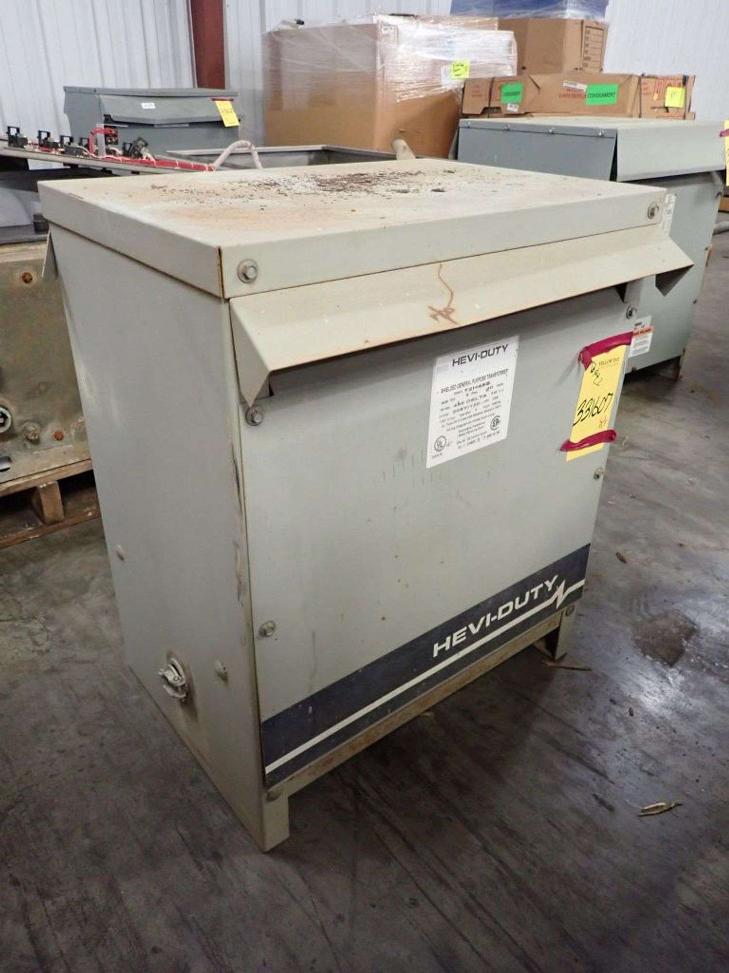 Hevi Duty Shielded 45KVA General Purpose Transformer 480v x 208/120
