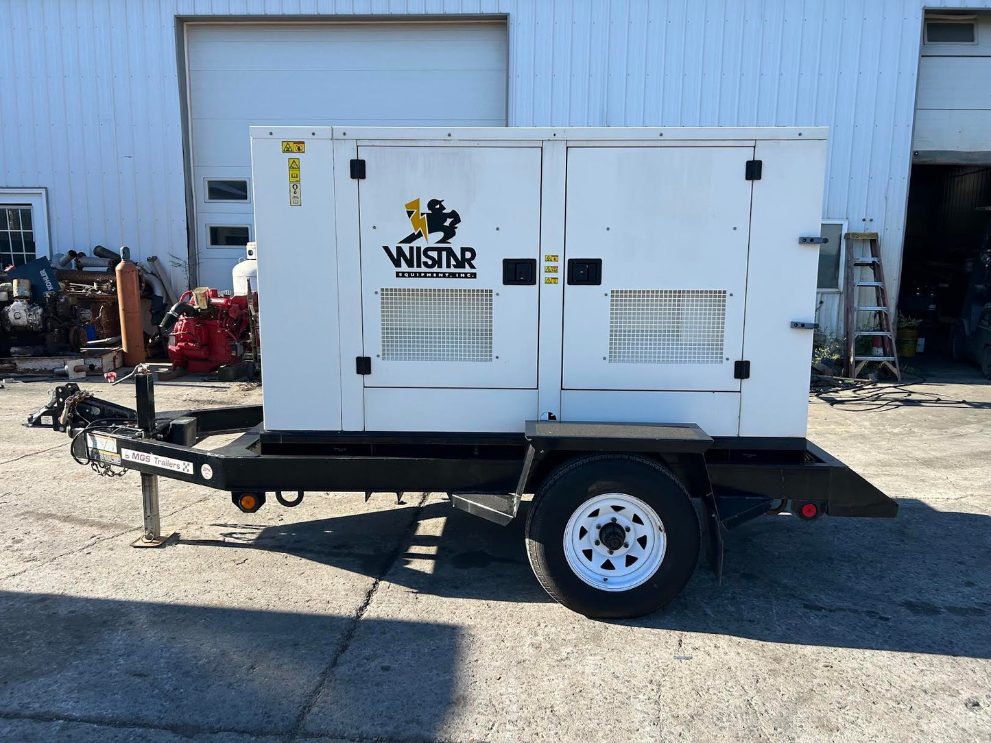 2009 CAT XQ30-6 30 kW Towable Diesel Generator 208/480V 3PH Trailer 1123 Hrs