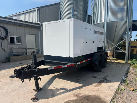 200KW Cummins C200D6R Mobile Diesel Generator 1ph/3ph 5533hours