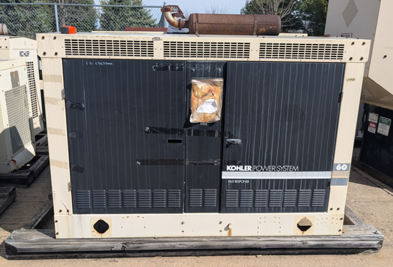Kohler 60RZG 57kW 60KW LP Nat Gas Generator 1&3PH Standby GM 5.7L TESTED
