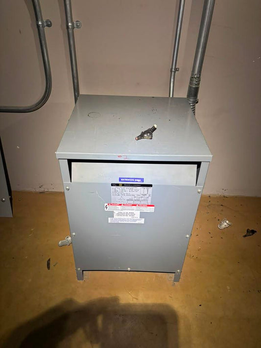 Square D Sorgel 45 kVA 3 Phase Dry Type Transformer 480V to 208Y/120V 45T3HIS