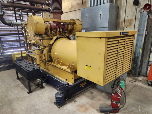 1MW 1100KW 1.1MW Caterpillar CAT Diesel 3512 STD Generator & Engine 480v 24Z