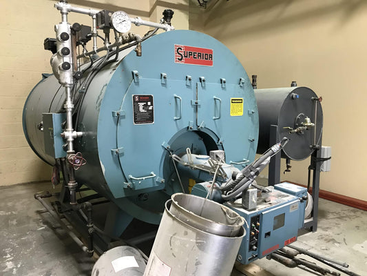 Superior Mohawk 50HP Steam Boiler 150 PSI 1725 Lbs/Hr Firetube Model 4-5-253