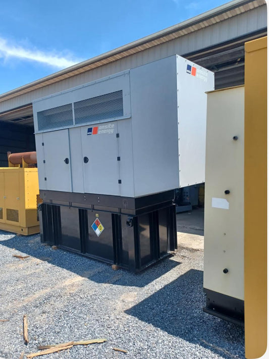 180KW MTU 6R0120 Mercedes Diesel Generator 1&3PH 251Hrs TESTED