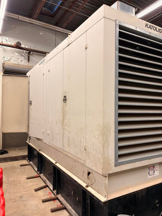 Katolight 600kW Diesel Generator Mitsubishi S6R-Y1PTA-4 480V 3Ph D600FRY4 '04 488Hrs & ATS