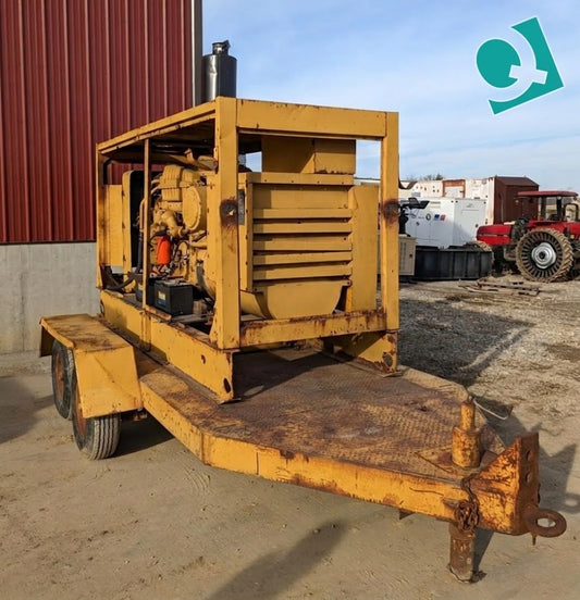 CATERPILLAR 155KW Prime 1985 CAT 3306 Diesel Towable Genset 4,716hrs TESTED