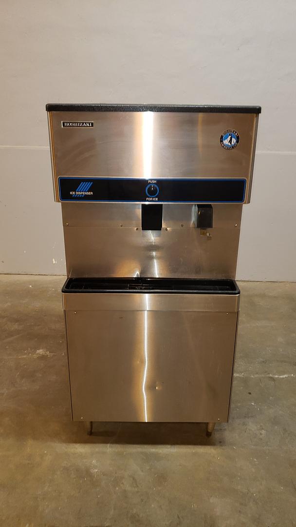 HOSHIZAKI DM-180A Ice Dispenser & KML-600MWH Ice Maker Combo(S6LLST10431)