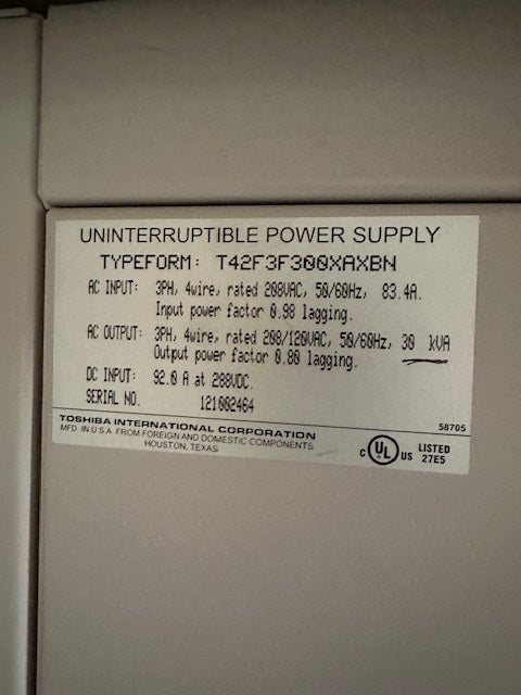 Toshiba UPS
