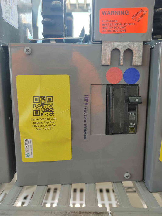 *Pickup Only* Starline 20A Busway Tap Box CB225E12-L620-4 225A Bus Taps