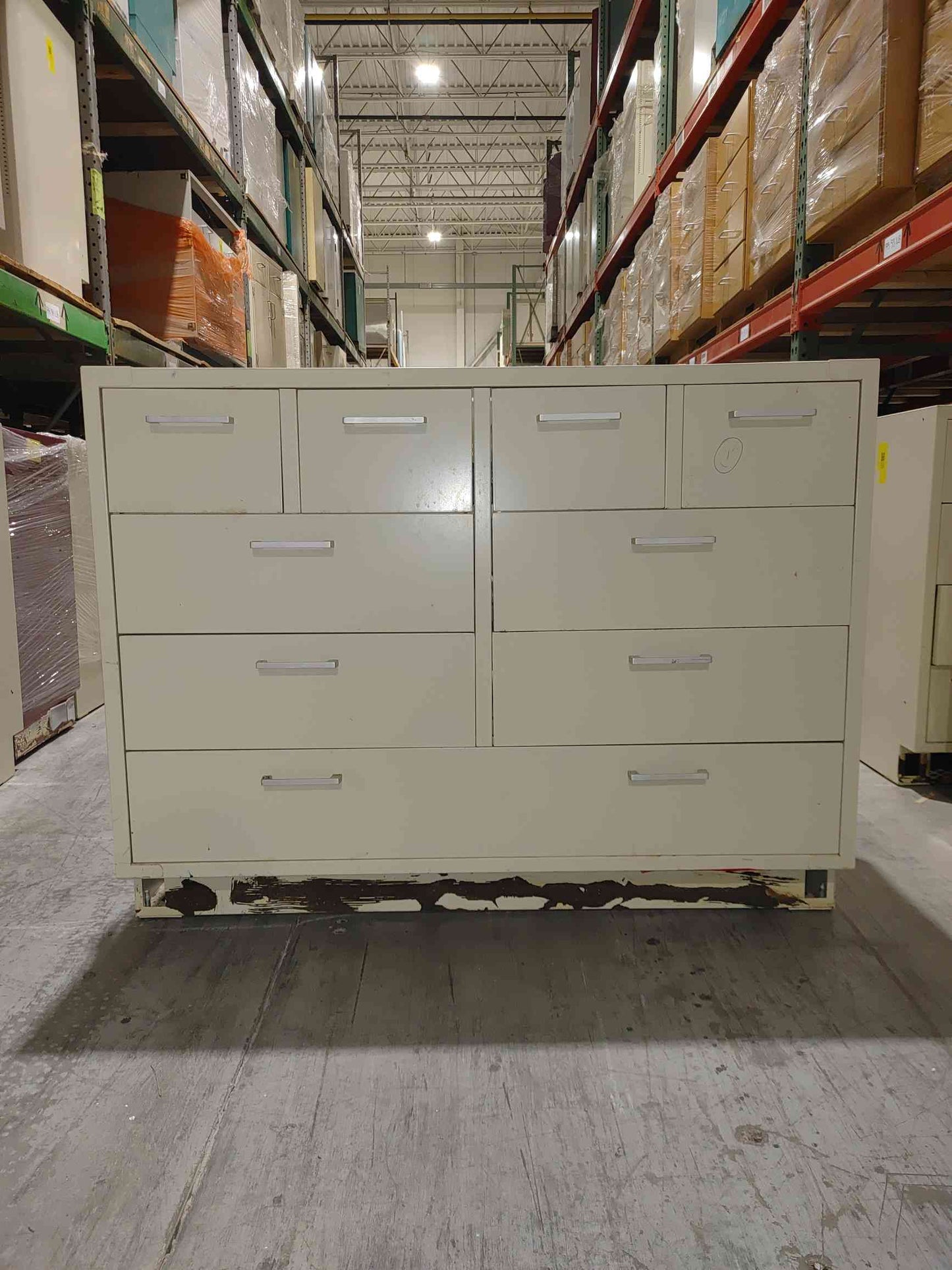 Fisher Hamilton 47" Standing Height Drawer Unit Metal Casework (SKU: 112902)