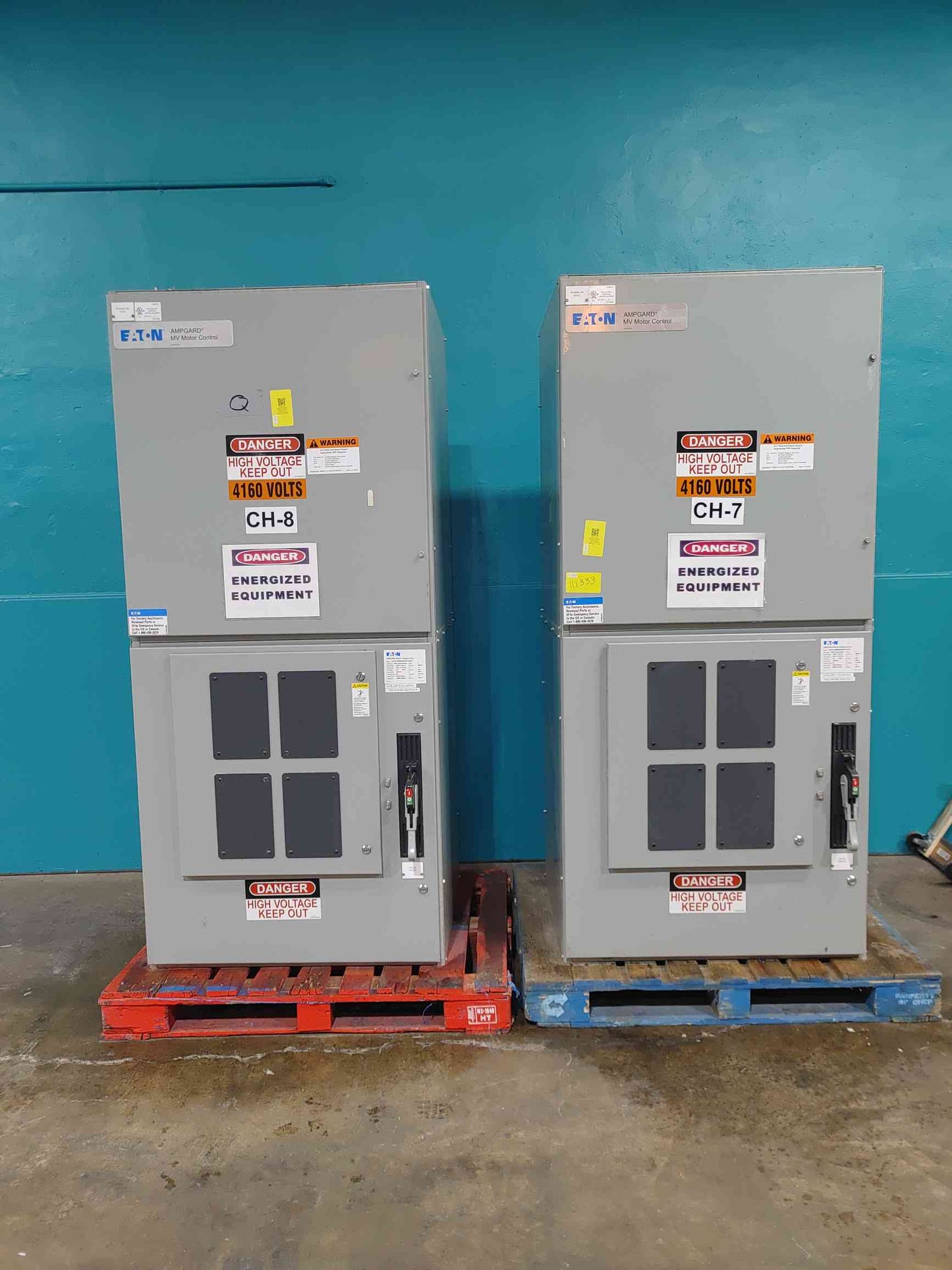 50KA Symmetrical Eaton AmpGard Medium Voltage Motor Control 7200/4160V CVST (SKU: 111333)