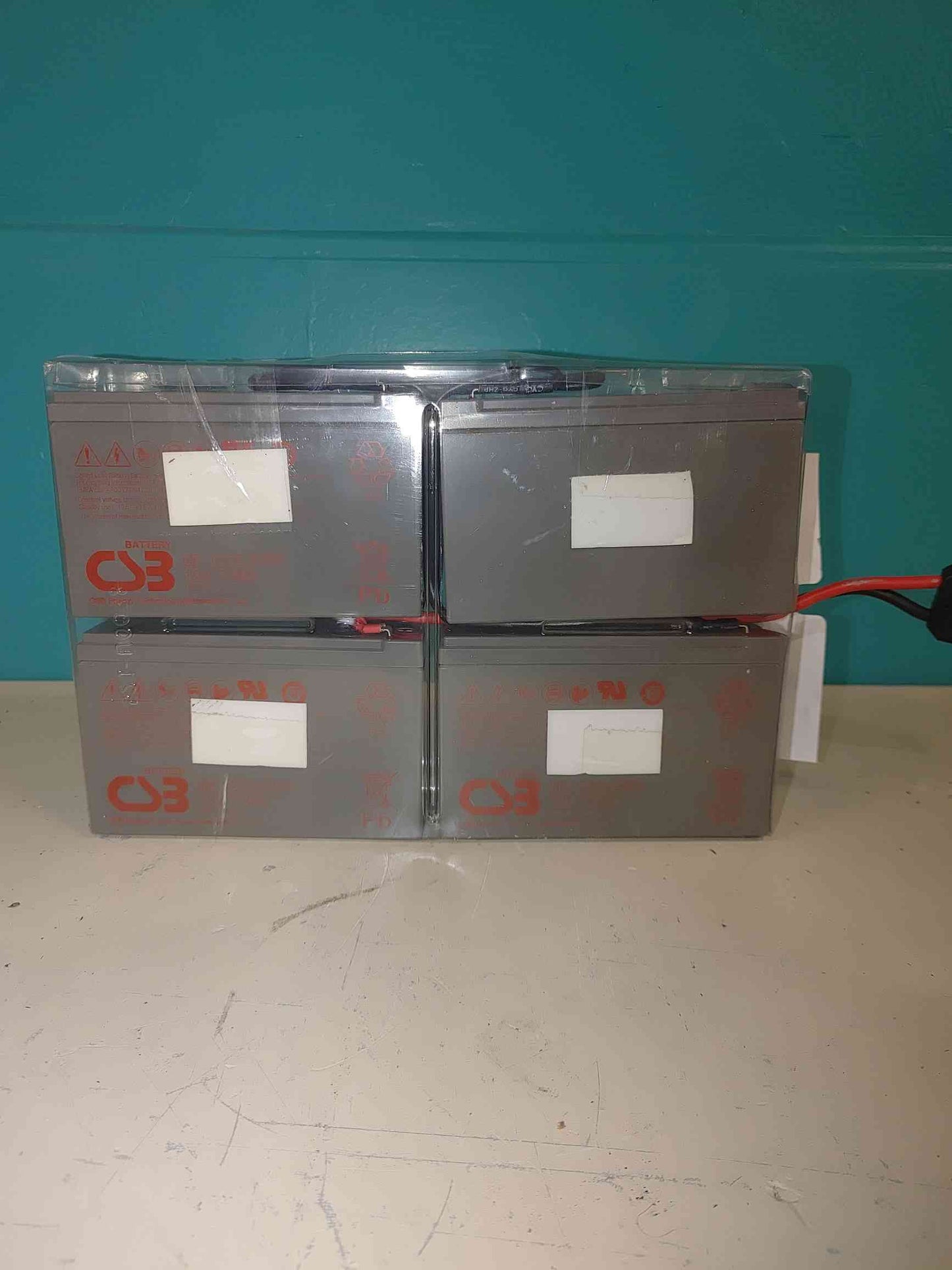 New In Box New CSB GP1272 F2FR 12V 7.2Ah 4-Pack Battery Cartridge for APC UPS Power Module