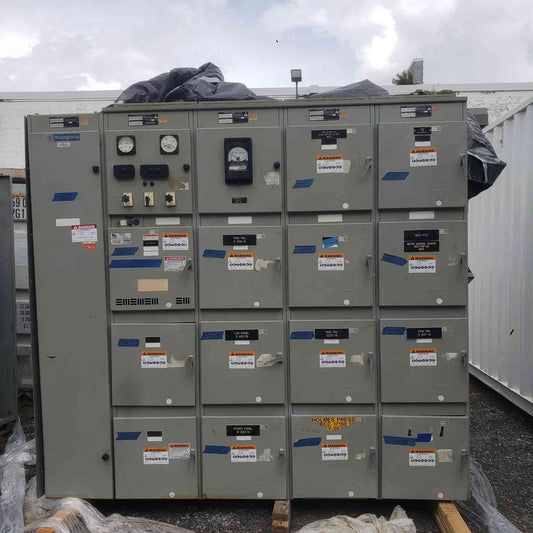 Westinghouse 480Y/277V 3 Phase Power Switchboard 2000A 50kA Main Bus Distribution