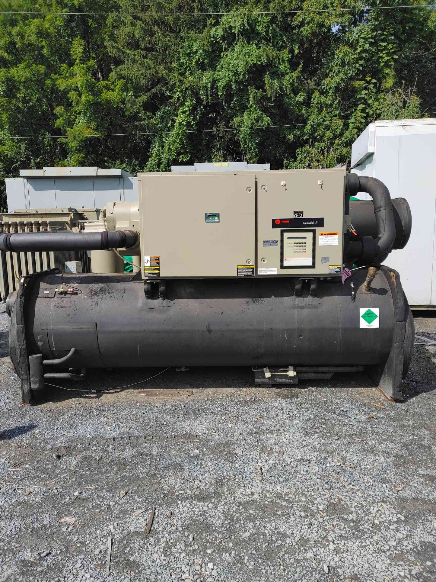Trane RTHC 250 Ton Water Cooled Chiller 460V 3PH Rotary Screw RTHC1D2F0