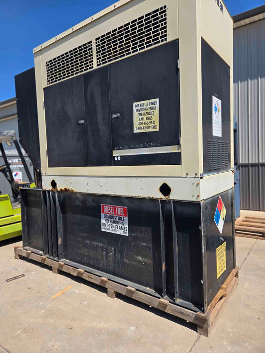 58KW 60KW Kohler Generator 4045 John Deere Diesel '05 5334Hrs. LOAD TESTED