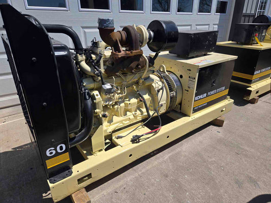 54KW 60KW Kohler Generator 4039 John Deere Diesel '01 337Hrs LOAD TESTED