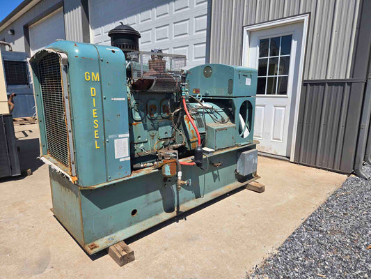 45KW GM Detroit Diesel 3Ph Generator 1914Hrs LOAD TESTED