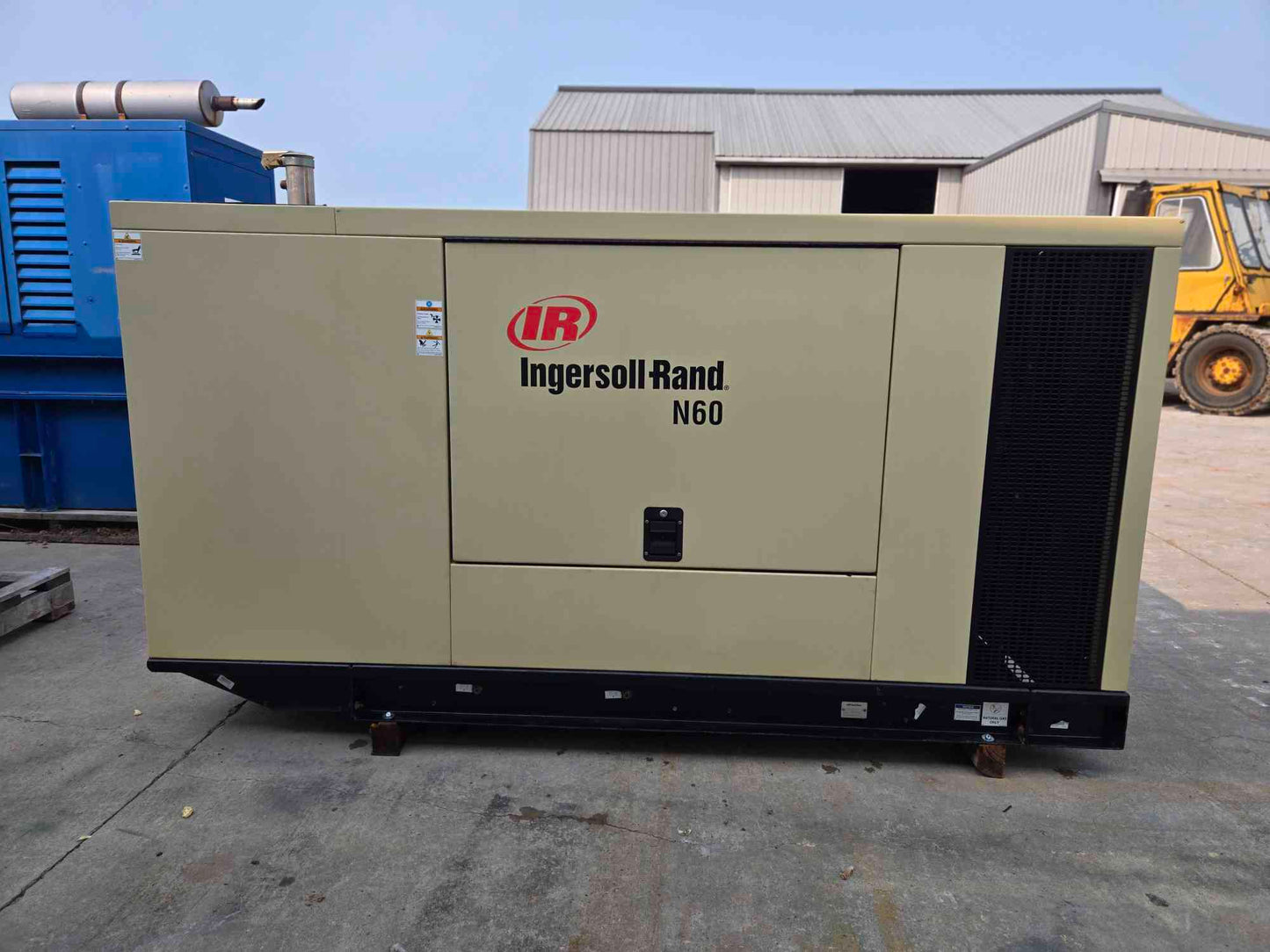60KW Ingersoll Rand Generator 5.7L GM LP Nat Gas '05 245 Hrs TESTED