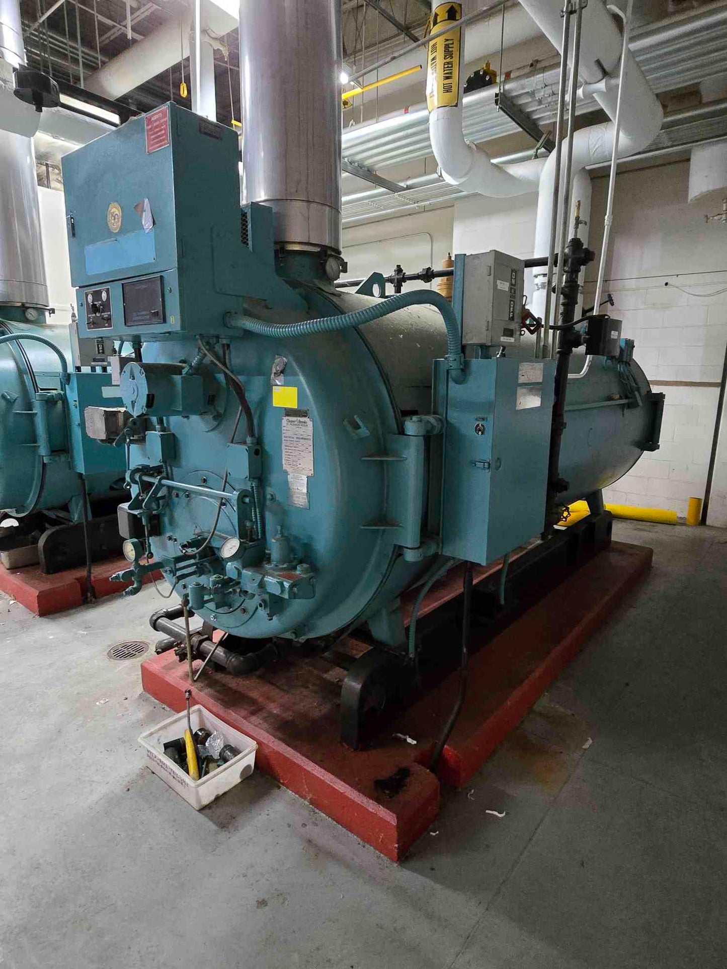 80HP Cleaver Brooks Packaged Boiler C8200-80 480V 3PH (SKU: 111498)