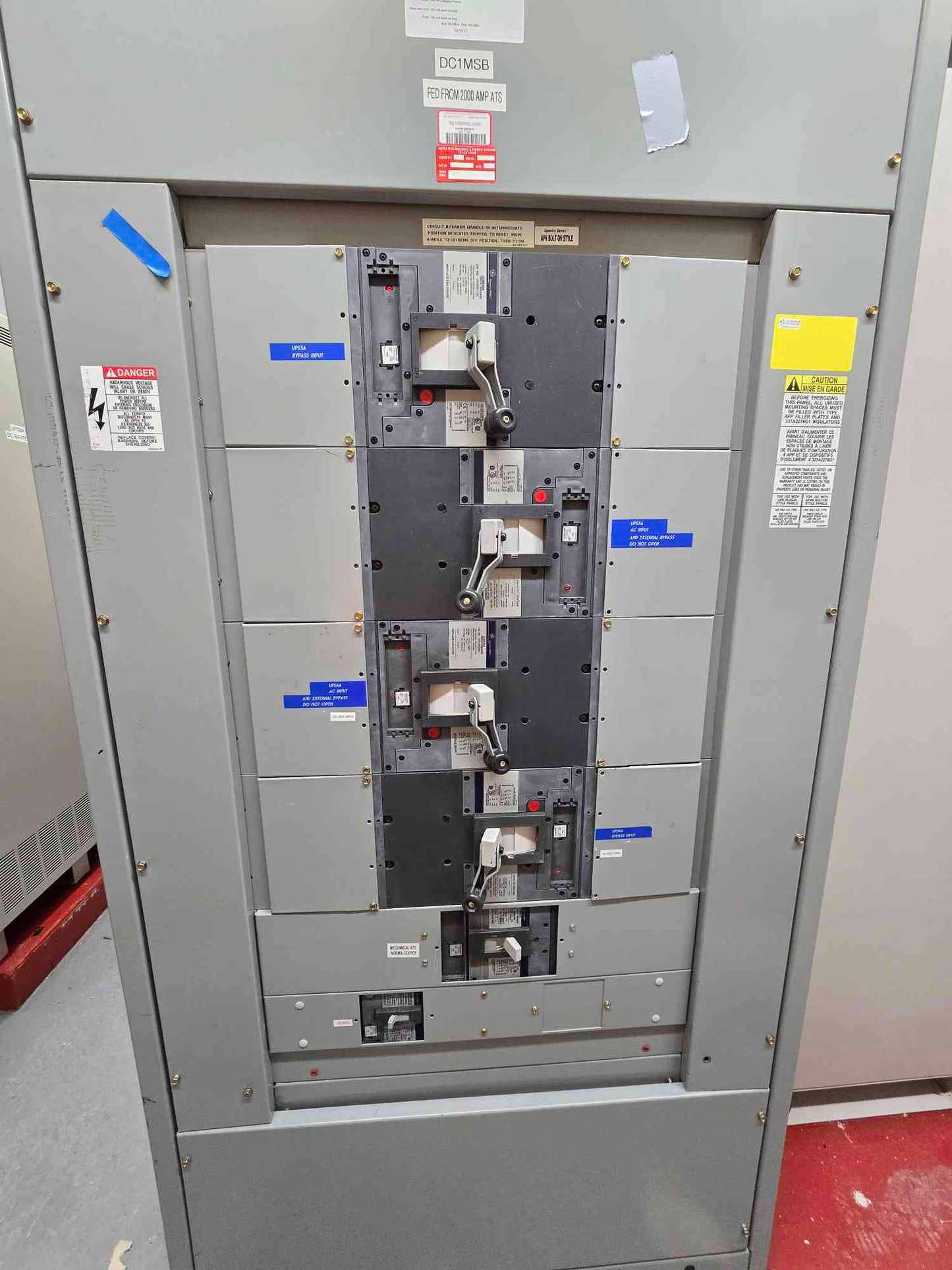 1600A Spectra Series Panelboards 480y/277v 3PH 4Wire 6 Breakers (SKU: 111543)