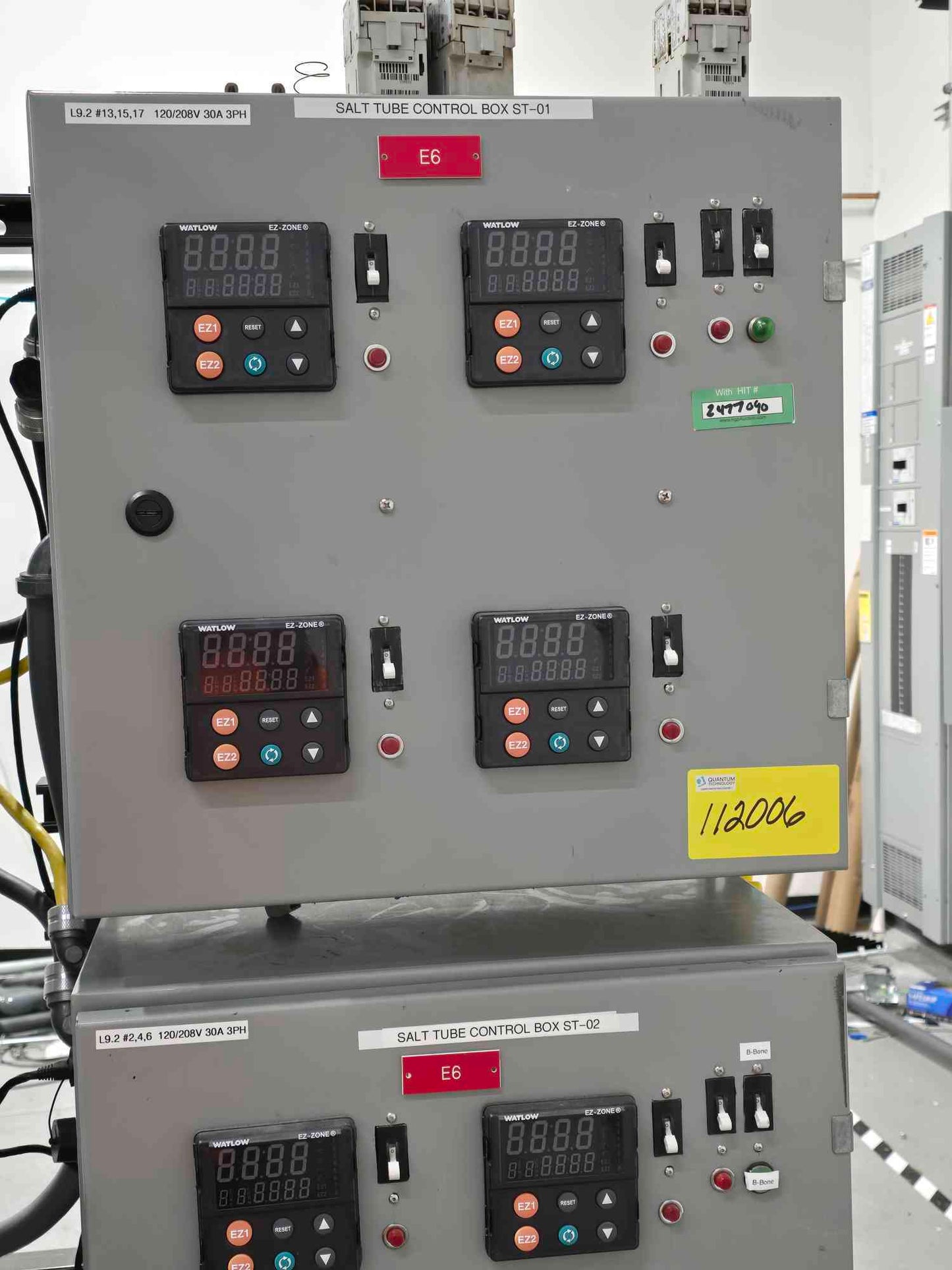 Industrial Heating/Processing Control Panel 120/208V 30A 3Ph (SKU: 112006)