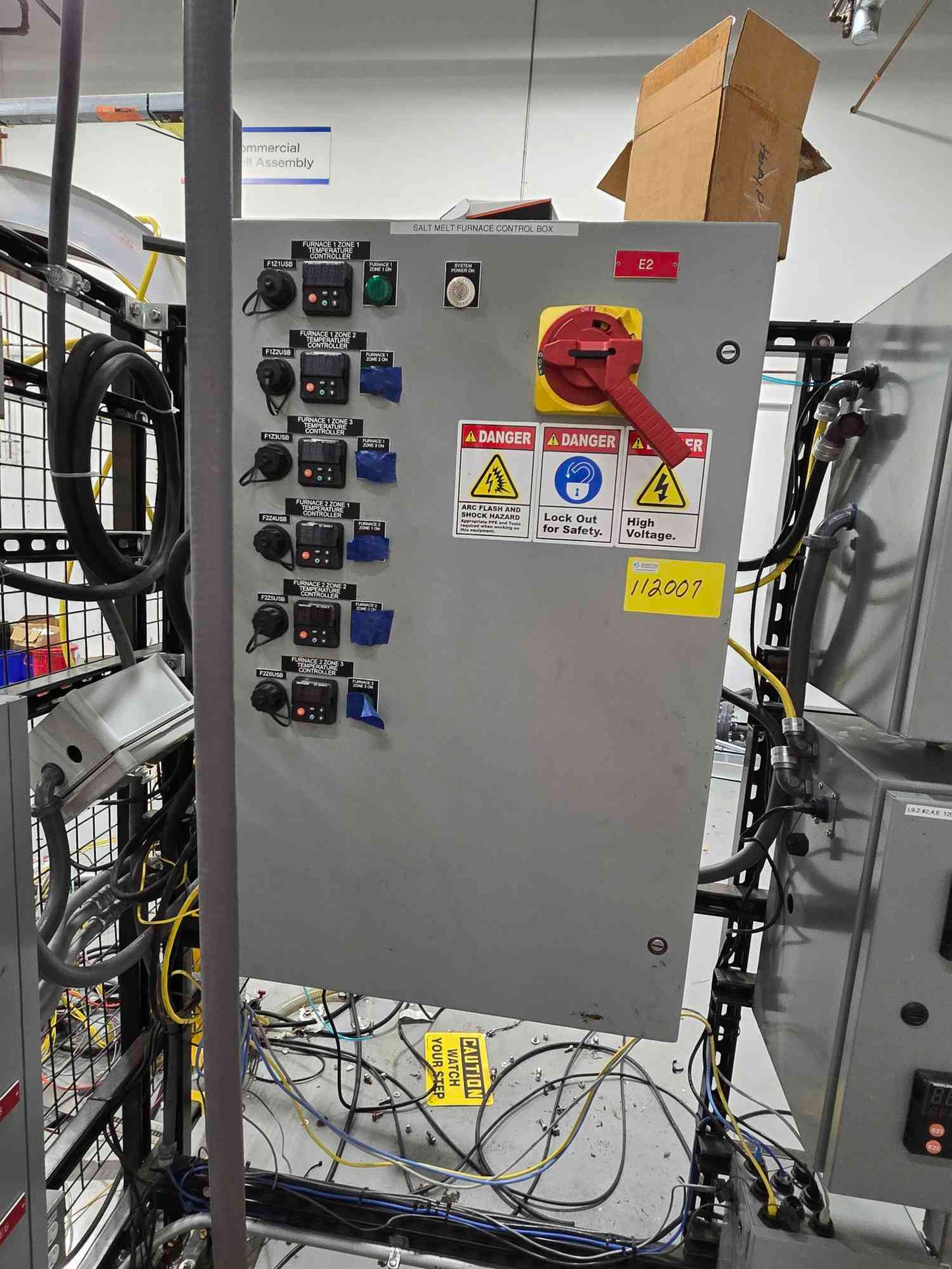 High Temperature Furnace Control Box for Cell Assembly (SKU: 112007)