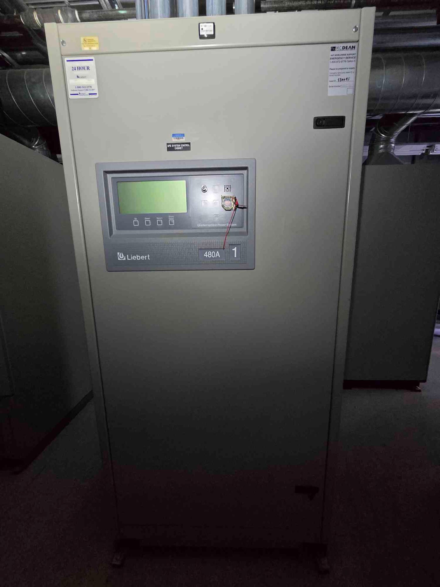 480A Liebert UPS System Control Cabinet SCC 480/277V 4 Wire (SKU: 110949)