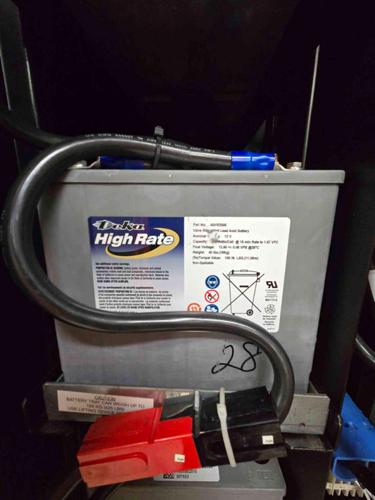 60AMP Deka High Rate 12V 45HR2000 Lead Acid Battery 2020